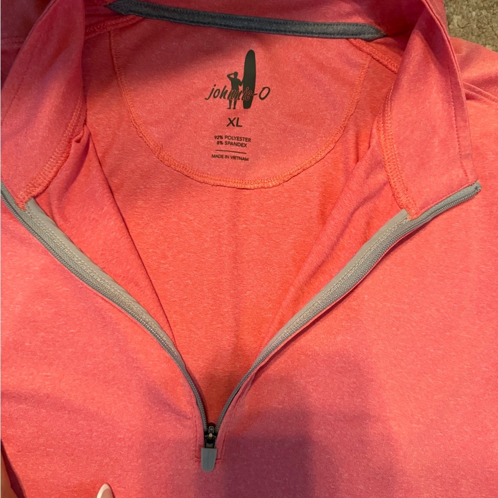 Johnnie-O Salmon Pullover
